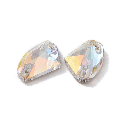 Axe Shape Sew on Rhinestone RGLA-C001-01C-001LA-1