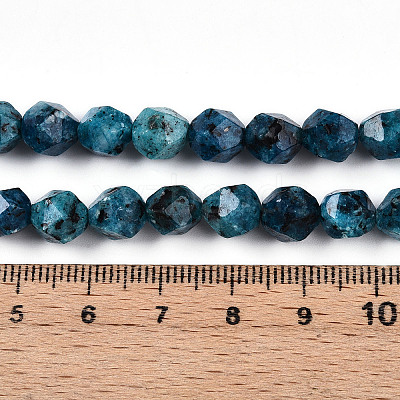 Dyed Natural Sesame Jasper Beads Strands G-T139-8mm-47H-1