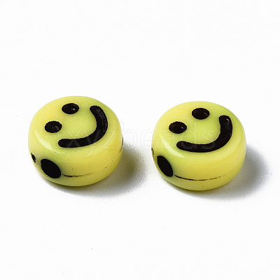 Opaque Craft Acrylic Beads X-MACR-S369-003B-02-01-1