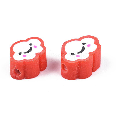 Handmade Polymer Clay Beads CLAY-N006-37A-01-1