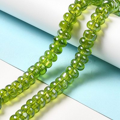 Transparent Glass Beads Strands LAMP-G156-20N-1