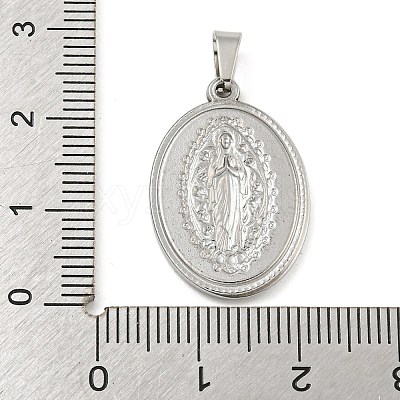 Non-Tarnish 304 Stainless Steel Pendants STAS-B071-02A-18P-1