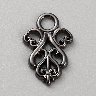 Alloy Snap Lock Clasps Findings FIND-WH0419-08B-1