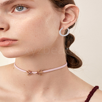 1Pair Alloy Hoop Earrings EJEW-LP0008-033-1