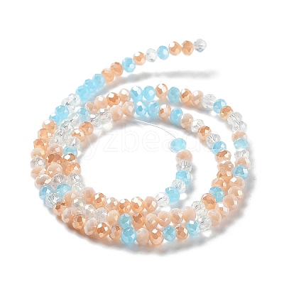 Glass Beads Strands EGLA-A034-M4mm-56-1