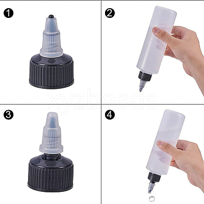Plastic Glue Bottles DIY-BC0009-10-1