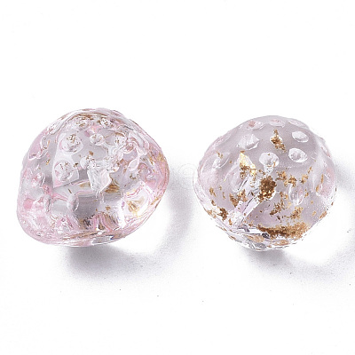 Transparent Spray Painted Glass Beads LS-GLAA-R215-01-B04-1