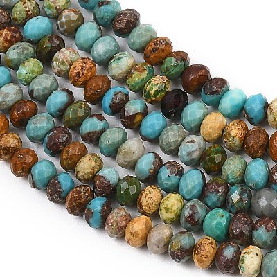 Natural Anhui Turquoise Beads Strands GG-CBA5BAE-B01-1