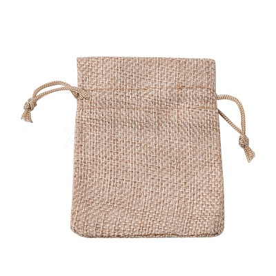 Burlap Packing Pouches Drawstring Bags ABAG-Q050-7x9-01-1