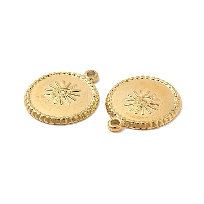 Ion Plating(IP) 304 Stainless Steel Pendants Rhinestone Settings STAS-B032-09G-1