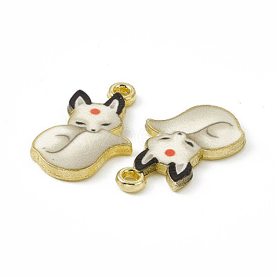 Painted Alloy Pendants PALLOY-P288-05G-05-1