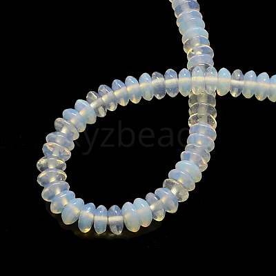 Rondelle Opalite Bead Strands G-Q447-22-1