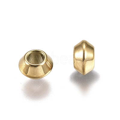 Ion Plating(IP) 304 Stainless Steel Spacer Beads STAS-F161-01G-1