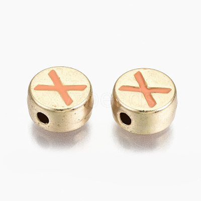 Alloy Enamel Beads ENAM-S122-029X-RS-1