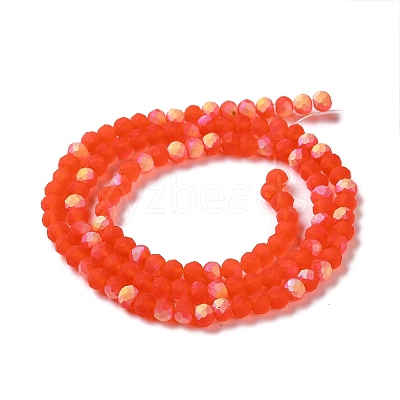 Transparent Glass Beads Strands EGLA-A034-T4mm-MB25-1