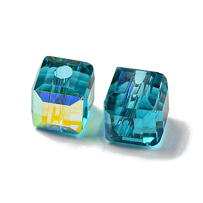 Electroplate Glass Beads EGLA-Z004-04A-04-1