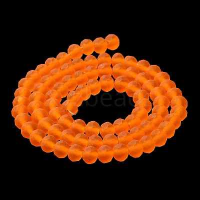 Transparent Glass Beads Strands EGLA-A034-T6mm-MD25-1