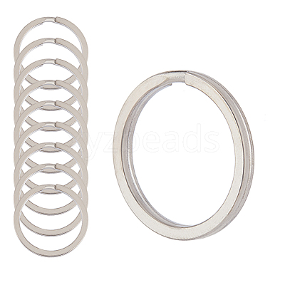 10Pcs Titanium Alloy Keychains Clasps KEYC-FH0001-23-1