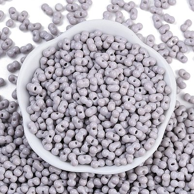 Baking Paint Glass Seed Beads SEED-K010-A04-1