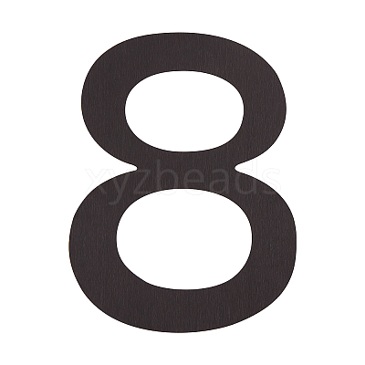 Stainless Steel Home Address Number DJEW-WH0010-06EB-1