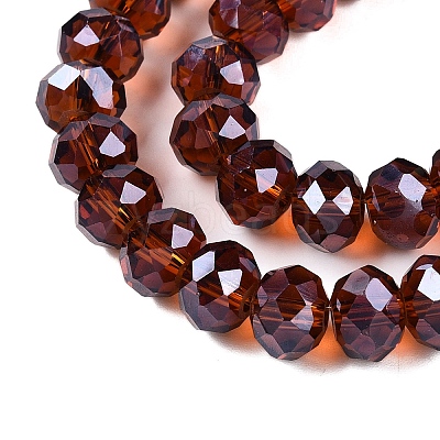 Electroplate Glass Beads Strands EGLA-A034-T10mm-A36-1