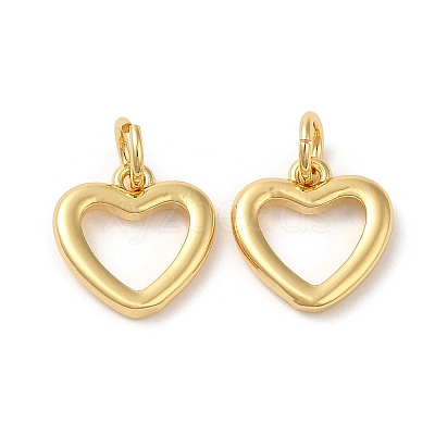 Eco-Friendly Brass Charms KK-M246-15G-1