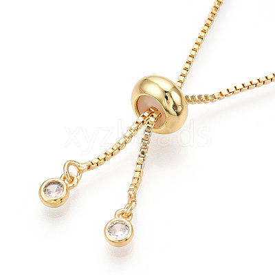 Rack Plating Adjustable Brass Slider Bracelet Making MAK-R025-02G-1-1