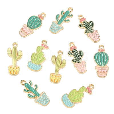 Alloy Enamel Pendants FIND-CJZ0002-001KCG-1