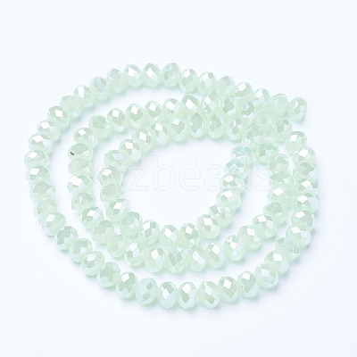 Electroplate Glass Beads Strands EGLA-A034-J10mm-B03-1