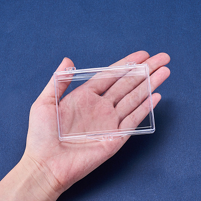 Transparent Plastic Bead Containers CON-BC0004-56-1