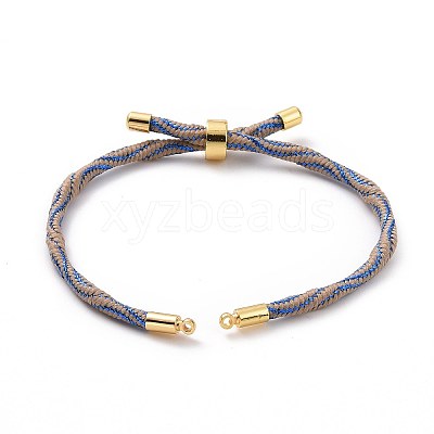 Nylon Cord Silder Bracelets MAK-C003-03G-20-1