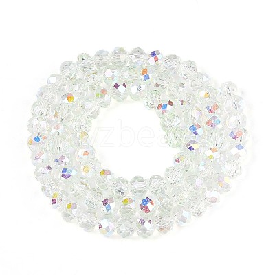 Transparent Glass Beads Strands X-EGLA-N016-6mm-06-1