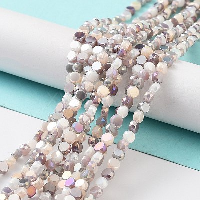 Electroplate Glass Beads EGLA-P056-01E-1