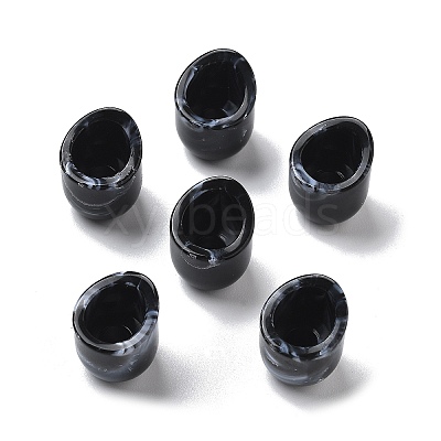 Two Tone Acrylic Beads OACR-S042-06D-1