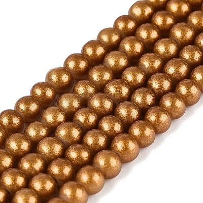 Baking Paint Glass Pearl Beads Strands DGLA-ZX001-05B-17-1
