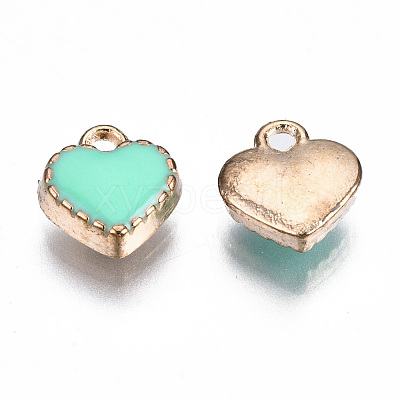 Alloy Enamel Charms ENAM-Q033-51G-1