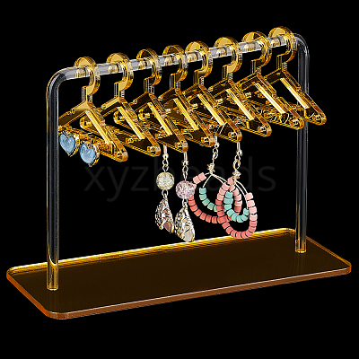 1 Set Acrylic Earring Display Stands EDIS-PH0001-36C-WH-1