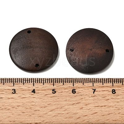 Natural Wood Links Connector Charms X-WOOD-A026-12-1