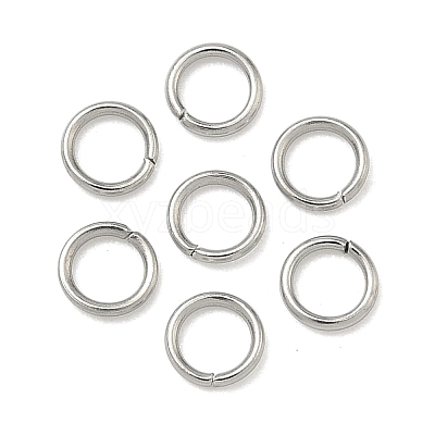 Tarnish Resistant 304 Stainless Steel Open Jump Rings STAS-M008-04B-1