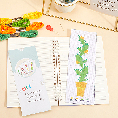 DIY Bookmark Cross-Stitch Kit DIY-SC0029-43A-1