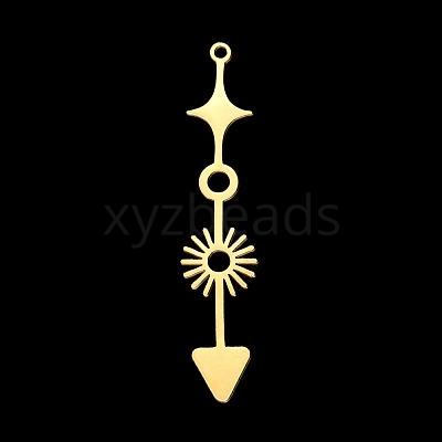 304 Stainless Steel Pendants STAS-T056-LA339-2-1