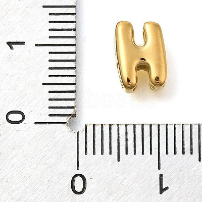 Ion Plating(IP) 304 Stainless Steel Slide Charms STAS-B075-37G-H-1