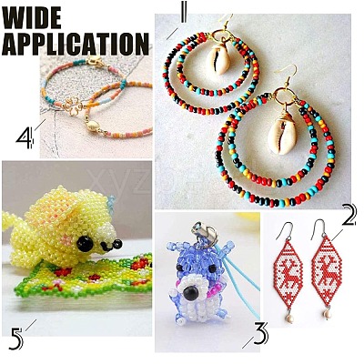 8/0 Glass Seed Beads SEED-US0001-02-3mm-1