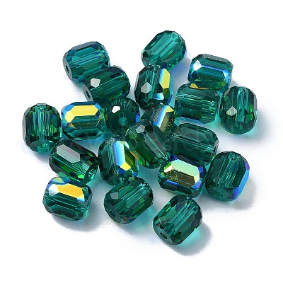 AB Color Plated Glass Beads GLAA-F108-12B-07-1