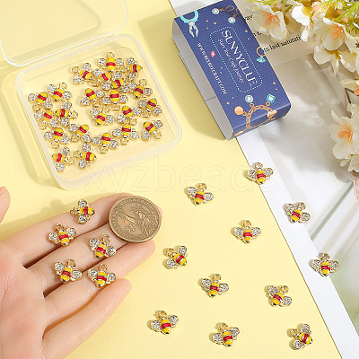 40Pcs Alloy Enamel Charms ENAM-SC0005-55-1