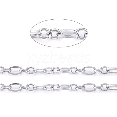 Tarnish Resistant 304 Stainless Steel Mother-Son Chains CHS-F011-07A-P-1