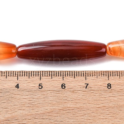 Natural Banded Agate/Striped Agate Beads Strands G-Z113-A06-1