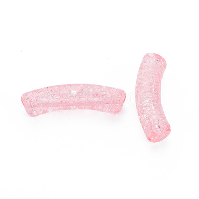 Transparent Crackle Acrylic Beads CACR-S009-001A-N26-1