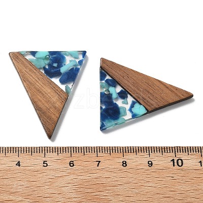 Resin and Walnut Pendants FIND-R051-01E-1