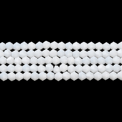 Opaque Solid Color Imitation Jade Glass Beads Strands LS-EGLA-A039-P4mm-D15-1